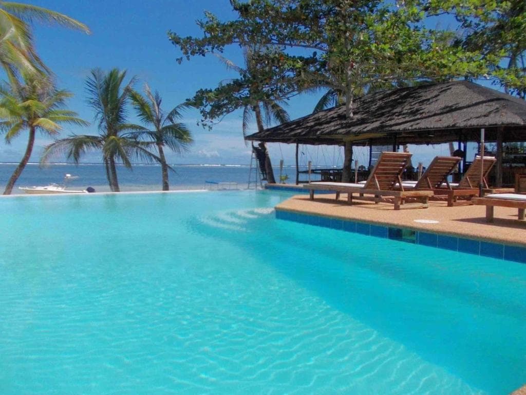 Beachfront bungalow at Romantic Beach Villas